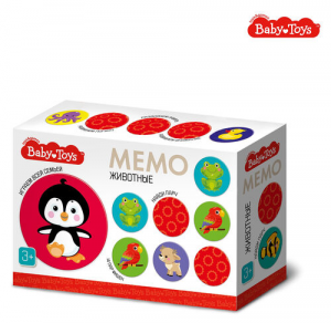 иг-91 Игра настольная МЕМО "Животные" Baby Toys